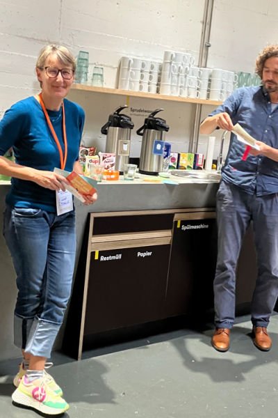 Sabine Fincks und Thorsten Bühner